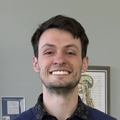 A headshot of Dr. JT Stephens, a chiropractor at Larger Than Life Chiropractic.